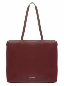 ANNA VIRGILI STRIPES Borsa Shopper In Pelle -Guess Vendita anna virgili stripes borsa shopper in pelle rosso 8054141089167 1