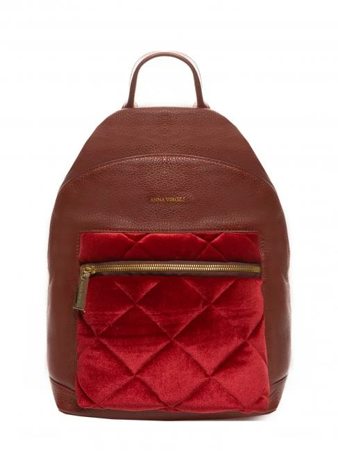 ANNA VIRGILI WORLD NEW GAIA Zaino In Pelle Con Tasca 2 ANNA VIRGILI WORLD NEW GAIA Zaino In Pelle Con Tasca - immagine 2