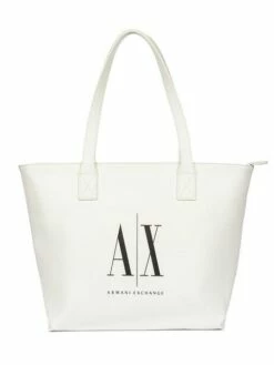 ARMANI EXCHANGE A|X LOGO Borsa Shopper A Spalla 5 ARMANI EXCHANGE A|X LOGO Borsa Shopper A Spalla -Guess Vendita armani exchange a x logo borsa shopper a spalla bianco 8053616509872 2