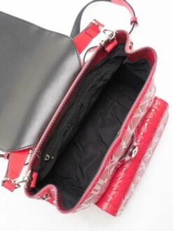 ARMANI EXCHANGE Mini Zaino Effetto Vernice -Guess Vendita armani exchange mini zaino effetto vernice record red 8052130712966 2
