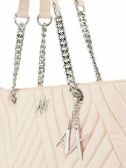 ARMANI EXCHANGE QUILTED Borsa Shopping -Guess Vendita armani exchange quilted borsa shopping nude 8053616181986 5
