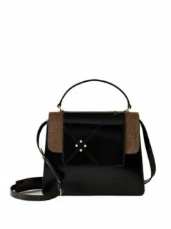 BORBONESE CARRE Borsa A Mano In Pelle Con Tracolla