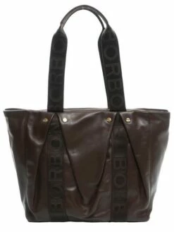 BORBONESE CLOUDETTE Borsa Shopping Pelle Media -Guess Vendita borbonese cloudette borsa shopping pelle media cioccolato 8053363491420 3