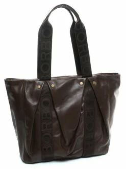 BORBONESE CLOUDETTE Borsa Shopping Pelle Media -Guess Vendita borbonese cloudette borsa shopping pelle media cioccolato 8053363491420 4