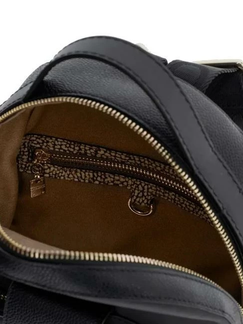 BORBONESE SAVOY DUETTO CAVIAR Zaino Piccola In Pelle 4 BORBONESE SAVOY DUETTO CAVIAR Zaino Piccola In Pelle - immagine 4