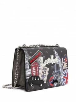 BRACCIALINI CARTOLINE LONDON Borsa A Tracolla -Guess Vendita braccialini cartoline london borsa a tracolla fantasia 8052991218300 2