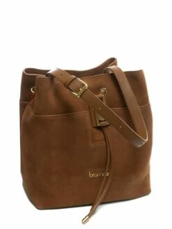 BRACCIALINI HELLEN Borsa In Pelle Suede -Guess Vendita braccialini hellen borsa in pelle suede cuoio 8052991203788 4