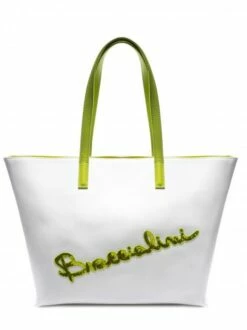 BRACCIALINI KIM Shopping Bag In Pelle Con Paillettes -Guess Vendita braccialini kim shopping bag in pelle con paillettes bianco 8052991075057 2