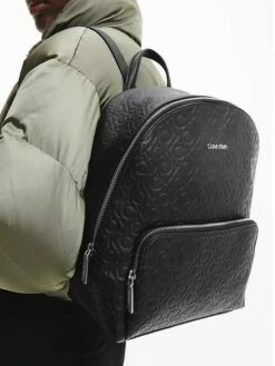 CALVIN KLEIN CAMPUS EMBOSSED Zaino