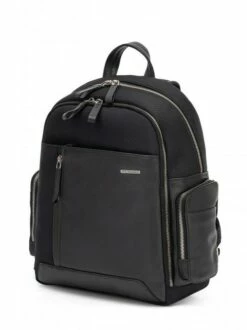 CIAK RONCATO SQUADRA Zaino Piccolo In Pelle E Nylon, Porta Pc 14"
