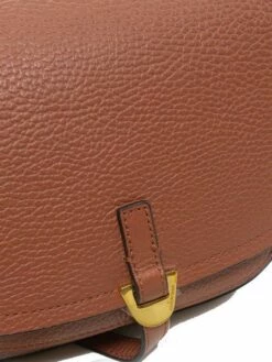 COCCINELLE FAUVE Borsa Con Patta In Pelle
