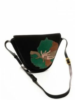 COCCINELLE JOSEPHINE PATCH FIORE Borsa In Suede E Pelle -Guess Vendita coccinelle josephine patch fiore borsa in suede e pelle multicolor noir 8059978370396 3