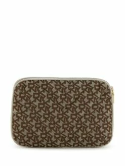 DKNY DELPHINE Borsa A Tracolla In Tessuto E Pelle -Guess Vendita dkny delphine borsa a tracolla in tessuto e pelle chin pebble 755405604239 3