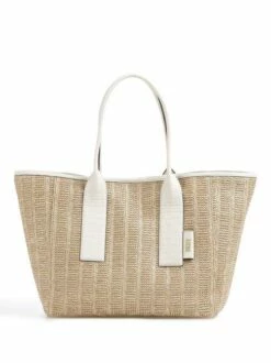 DKNY GRAYSON Shopper In Paglia Con Bustina -Guess Vendita dkny grayson shopper in paglia con bustina natrl pebble 755404998858 4