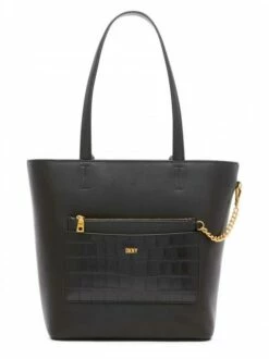 DKNY SIMONA Borsa Shopping In Pelle -Guess Vendita dkny simona borsa shopping in pelle blk gold 755405881517 6