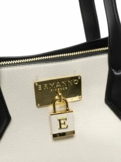 ERMANNO SCERVINO OHANNA SOLID Borsa Shopping A Spalla -Guess Vendita ermanno scervino ohanna solid borsa shopping a spalla cream 8051978408987 4