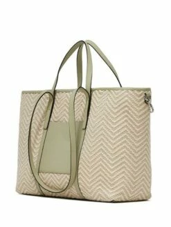 GIANNI CHIARINI SUPERLIGHT Shopping Bag In Paglia E Pelle -Guess Vendita gianni chiarini superlight shopping bag in paglia e pelle var salad green 8057145927107 4