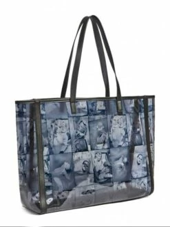 GUESS FOTOPRINT Borsa Shopper Con Pochette