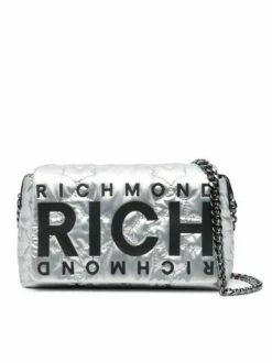 JOHN RICHMOND PRALUT Borsa Puff A Tracolla -Guess Vendita john richmond pralut borsa puff a tracolla silver blk 8054325688735 2