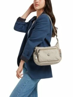 KIPLING GABBIE S Borsa A Tracolla Con Scomparti -Guess Vendita kipling gabbie s borsa a tracolla con scomparti signature beige 196246025997 2