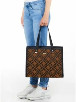 LIUJO ABI Borsa Shopping A Spalla 8 LIUJO ABI Borsa Shopping A Spalla -Guess Vendita liujo abi borsa shopping a spalla moro light 8057590948849 3