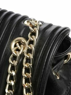 LOVE MOSCHINO HEART LOGO Zainetto Zigrinato -Guess Vendita love moschino heart logo zainetto zigrinato nero 8059965684178 3