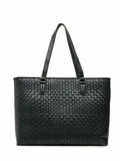 LOVE MOSCHINO INTRECCIO Shopping Bag -Guess Vendita love moschino intreccio shopping bag nero 8059022745118 4