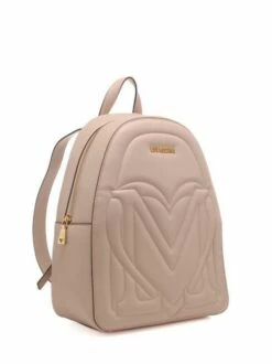 LOVE MOSCHINO LOGO EMBOSSED Zaino