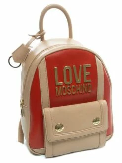 LOVE MOSCHINO LOGO LETTERING Zainetto -Guess Vendita love moschino logo lettering zainetto rosso 8054400008144 2