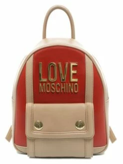 LOVE MOSCHINO LOGO LETTERING Zainetto -Guess Vendita love moschino logo lettering zainetto rosso 8054400008144 3