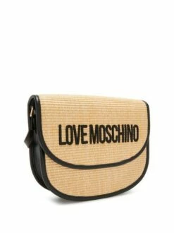 LOVE MOSCHINO LOVE MADAME Borsa A Tracolla In Raffia