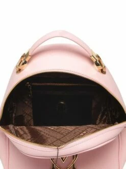 LOVE MOSCHINO METALLIC LOGO Zaino Tondo