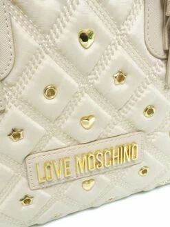 LOVE MOSCHINO NYLON EYELETS Shopper A Spalla -Guess Vendita love moschino nylon eyelets shopper a spalla avorio lac 8059022746009 3