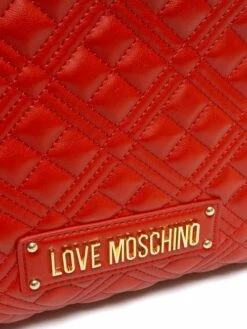LOVE MOSCHINO QUILTED Borsa Shopper Manici Catena -Guess Vendita love moschino quilted borsa shopper manici catena rosso 8059965936635 4