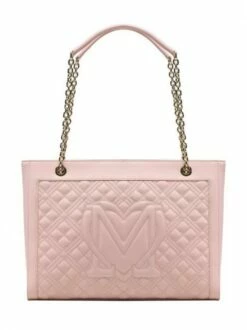 LOVE MOSCHINO QUILTED Borsa Tote A Spalla -Guess Vendita love moschino quilted borsa tote a spalla nude 8059965232874 4