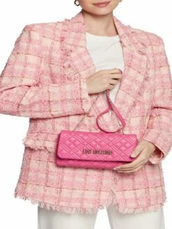 LOVE MOSCHINO QUILTED DAILY Mini Bag A Tracolla -Guess Vendita love moschino quilted daily mini bag a tracolla fuxia 8059965745114 2