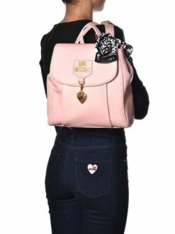 LOVE MOSCHINO SOFT&CHARM Zaino Con Foulard -Guess Vendita love moschino softcharm zaino con foulard rosa 8054400007635 3