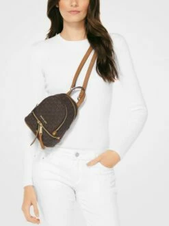 MICHEAL KORS RHEA Zainetto / Mini Bag A Tracolla -Guess Vendita micheal kors rhea zainetto mini bag a tracolla cuoio 190864487649 6