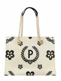 POLLINI HERITAGE Shopping Bag Con Stampa All Over 6 POLLINI HERITAGE Shopping Bag Con Stampa All Over -Guess Vendita pollini heritage shopping bag con stampa all over nero avorio 8051042526500 2