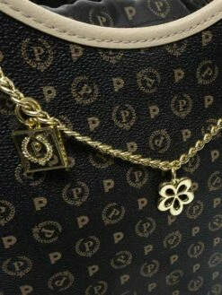 POLLINI HERITAGE Shopping Bag -Guess Vendita pollini heritage shopping bag nero avorio 8054400758261 2