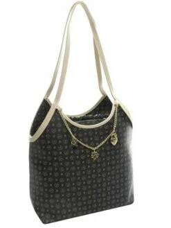 POLLINI HERITAGE Shopping Bag -Guess Vendita pollini heritage shopping bag nero avorio 8054400758261 3