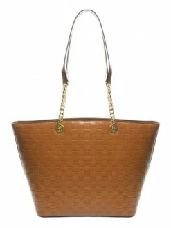 POLLINI MAXI WEAVING Shopping Bag A Spalla -Guess Vendita pollini maxi weaving shopping bag a spalla cuoio 8059965334875 3