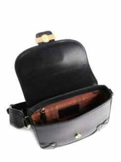 THE BRIDGE ALLEGRA Borsa A Tracolla In Pelle -Guess Vendita the bridge allegra borsa a tracolla in pelle nero oro 8033748514388 2