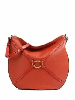 THE BRIDGE AMELIA Hobo Bag Con Placca