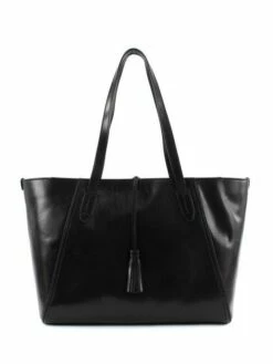 THE BRIDGE FLORENTIN Shopping Bag In Pelle -Guess Vendita the bridge florentin shopping bag in pelle nero oro 8033748425288 3