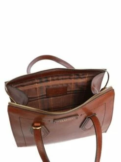 THE BRIDGE GIOVANNA Cartella Bauletto In Pelle -Guess Vendita the bridge giovanna cartella bauletto in pelle marrone 8033748504518 3