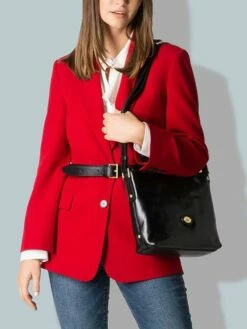 THE BRIDGE STORY Borsa In Pelle A Tracolla -Guess Vendita the bridge story borsa in pelle a tracolla nero oro 8033748332982 2