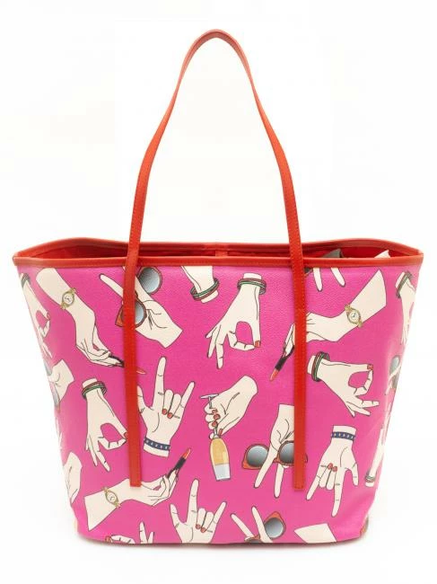 TRUSSARDI Shopping Bag Con Stampa All Over 3 TRUSSARDI Shopping Bag Con Stampa All Over - immagine 3