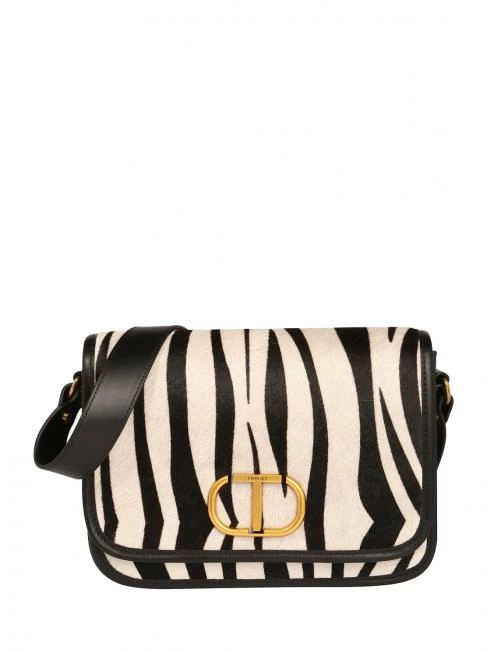 TWINSET Borsa A Tracolla In Pelle Stampa Zebra 2 TWINSET Borsa A Tracolla In Pelle Stampa Zebra - immagine 2