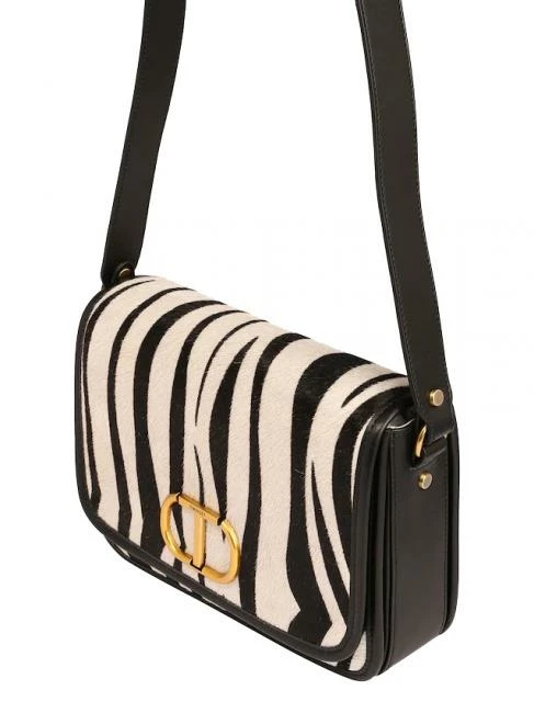 TWINSET Borsa A Tracolla In Pelle Stampa Zebra 5 TWINSET Borsa A Tracolla In Pelle Stampa Zebra - immagine 5